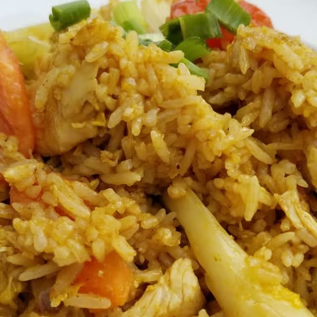 Yellow Curry Fried Rice.