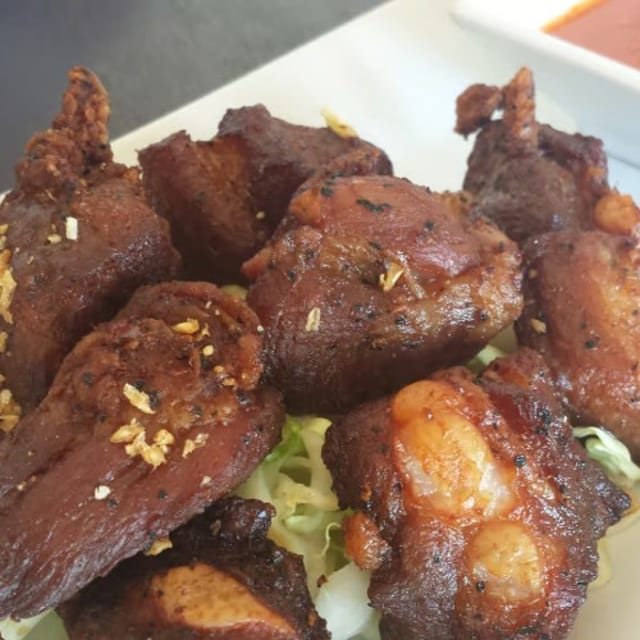 Crispy Pork Ribs.